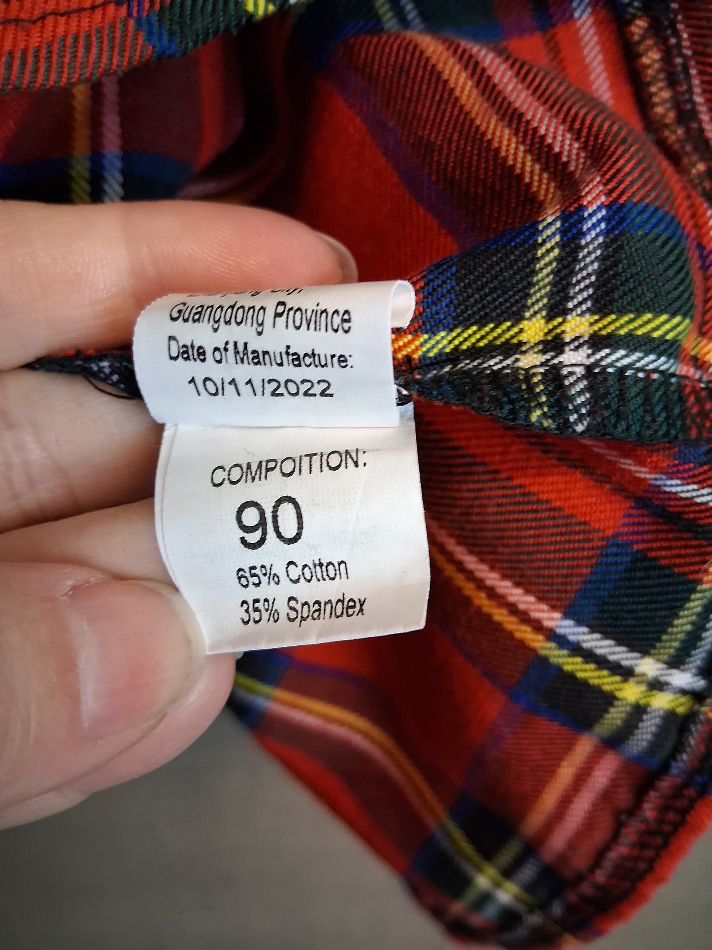 Shein Girls Red Tarten Dress Short Sleeve Age 18-24 Months