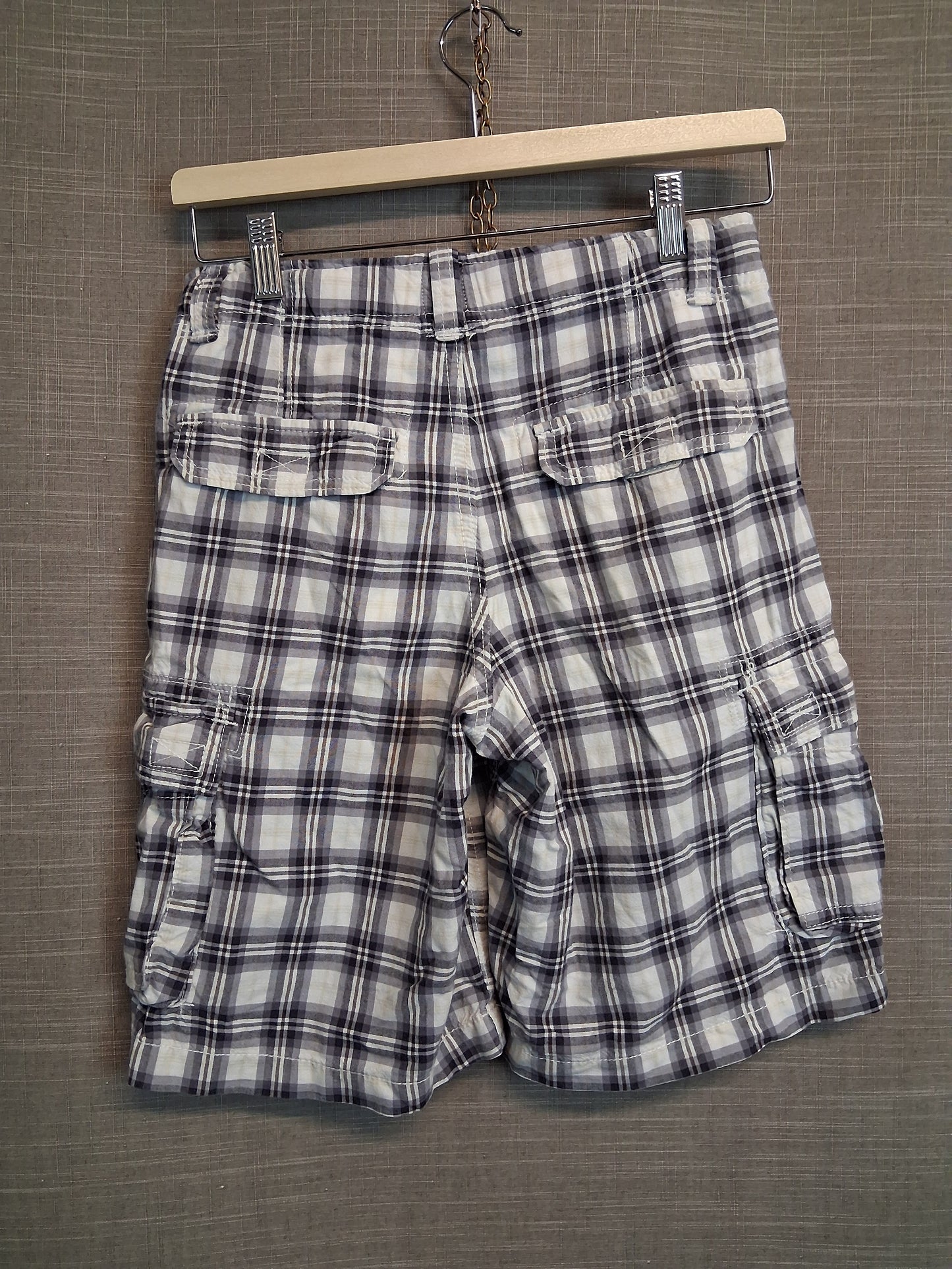 GAP Boys Check Cargo Shorts Multicolour Age 12 Years