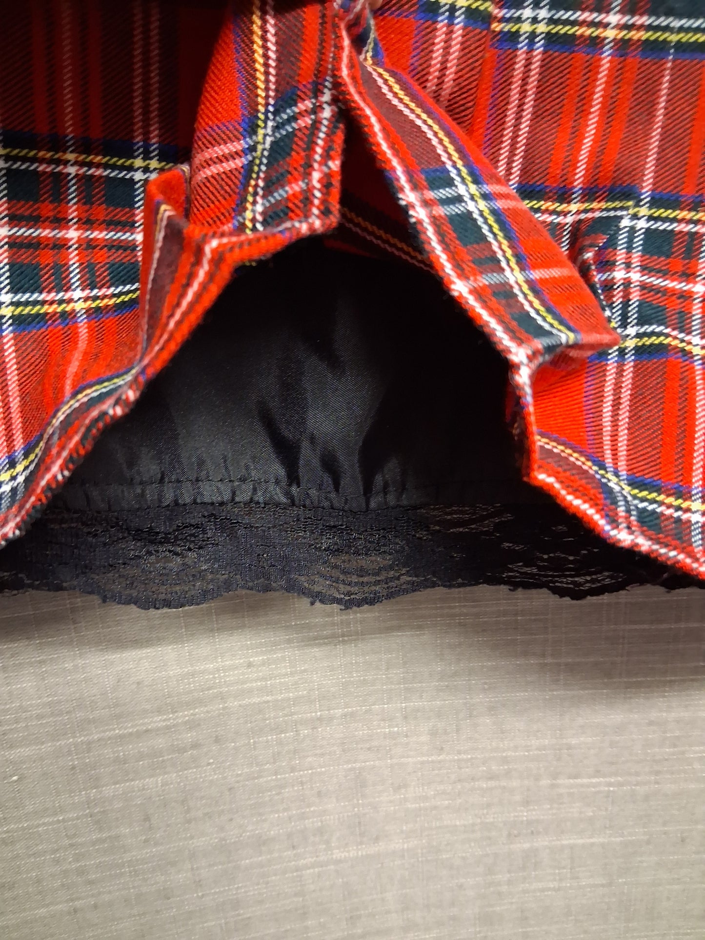Red Herring Girls Tartan Red Mini Skirt Age 16 Years