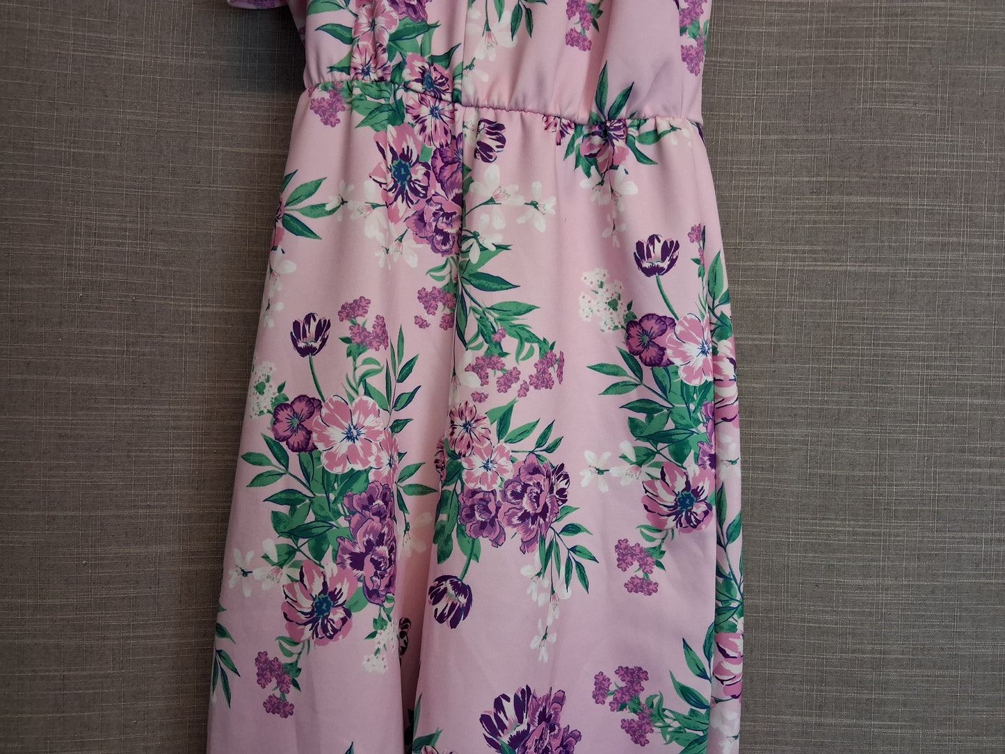 George Girls Pink Floral Jumpsuit Age 9-10 Years New