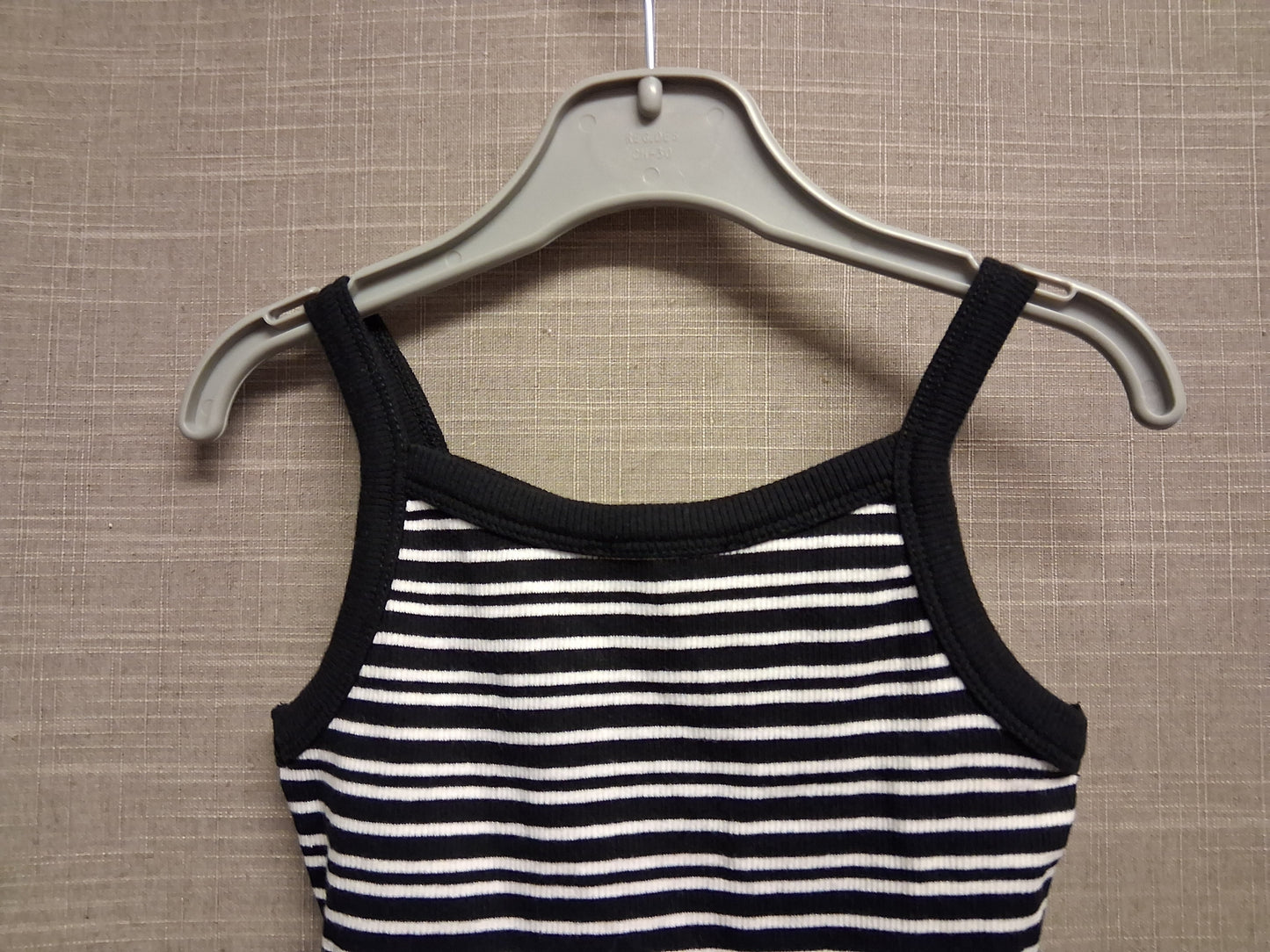 New Look Girls Striped Embroidered Floral Cami Crop Top Age 9 Years New
