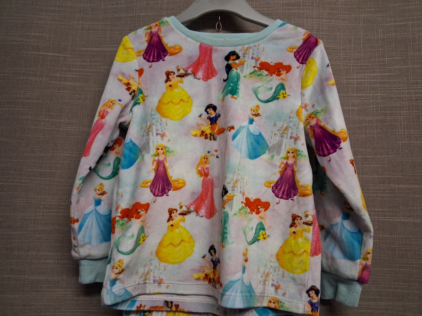 George Disney Princesses Girls Soft Plush Pyjamas PJs Set Age 2-3 Years Multicolour