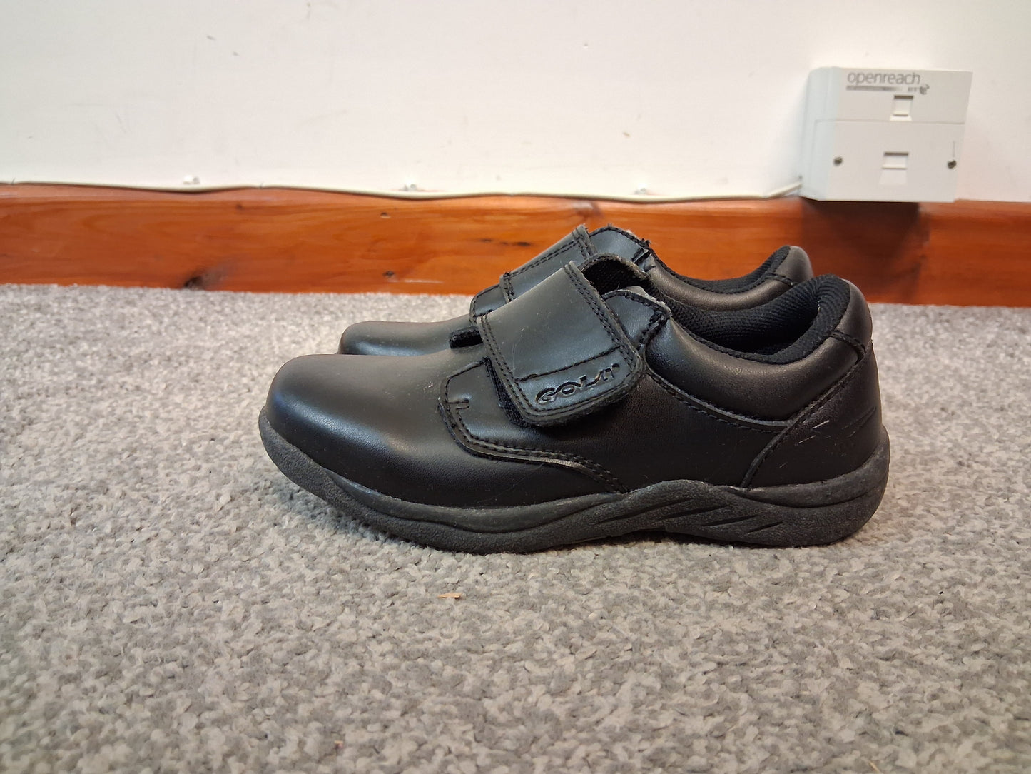 Gola Boys Black School Shoes Size 10 New