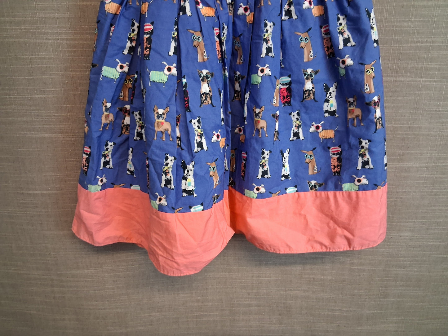 Next Girls Multicolour Dog Theme   Dress Age 8-9 Years