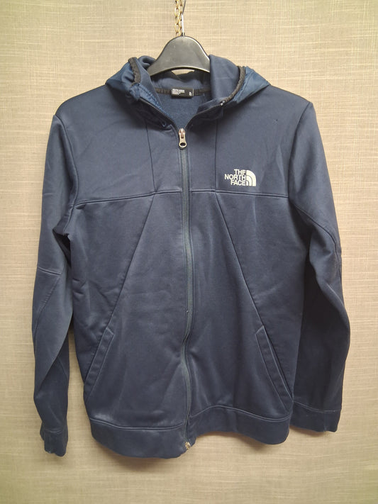 The North Face Boys Blue Full Zip Hoodie Jacket Read Description