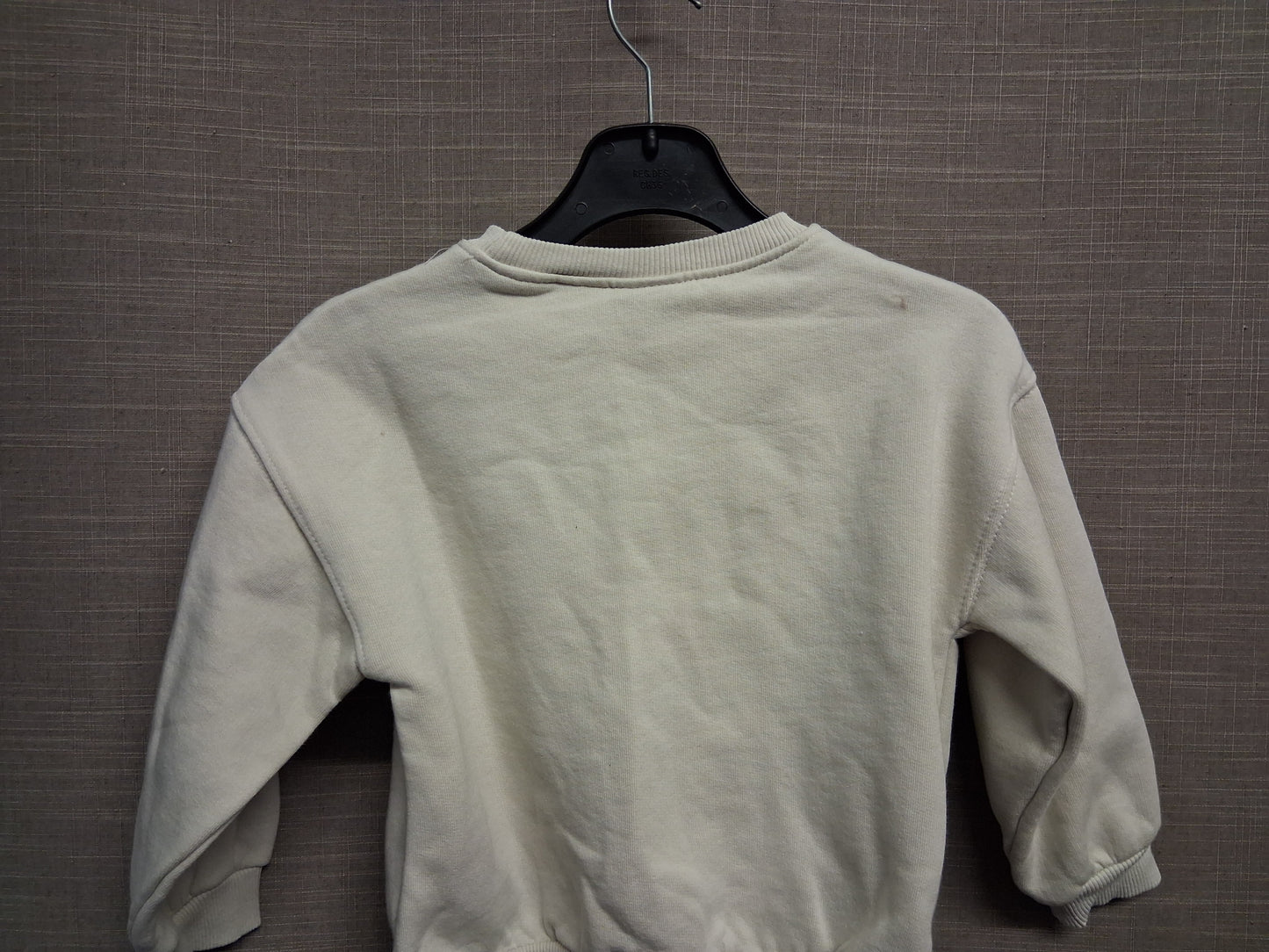Zara Girls 3D Love Hearts Beige Sweater Jumper Age 5 Years