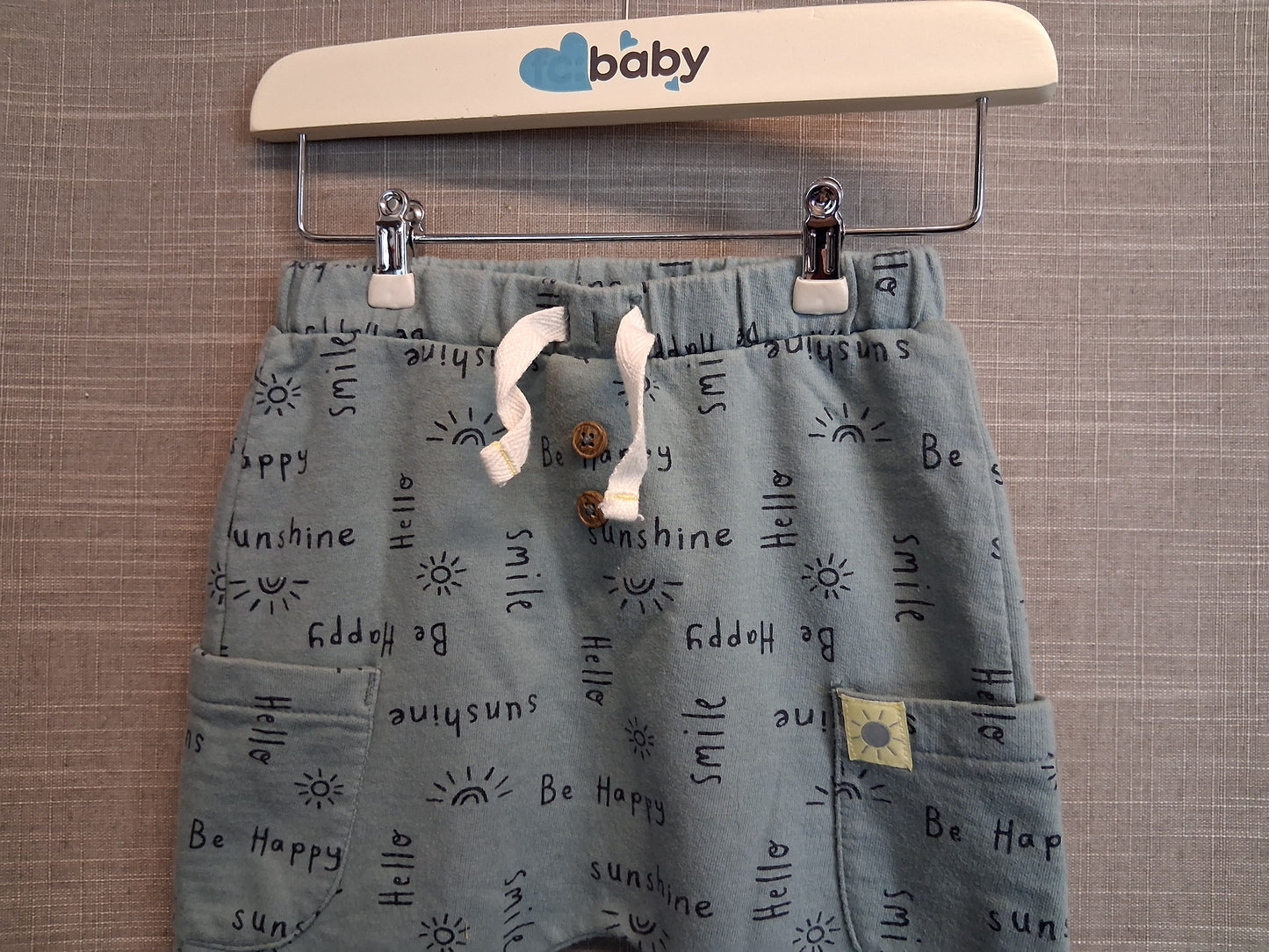 Nutmeg Boys Green Cargo Joggers Age 6-9 Months