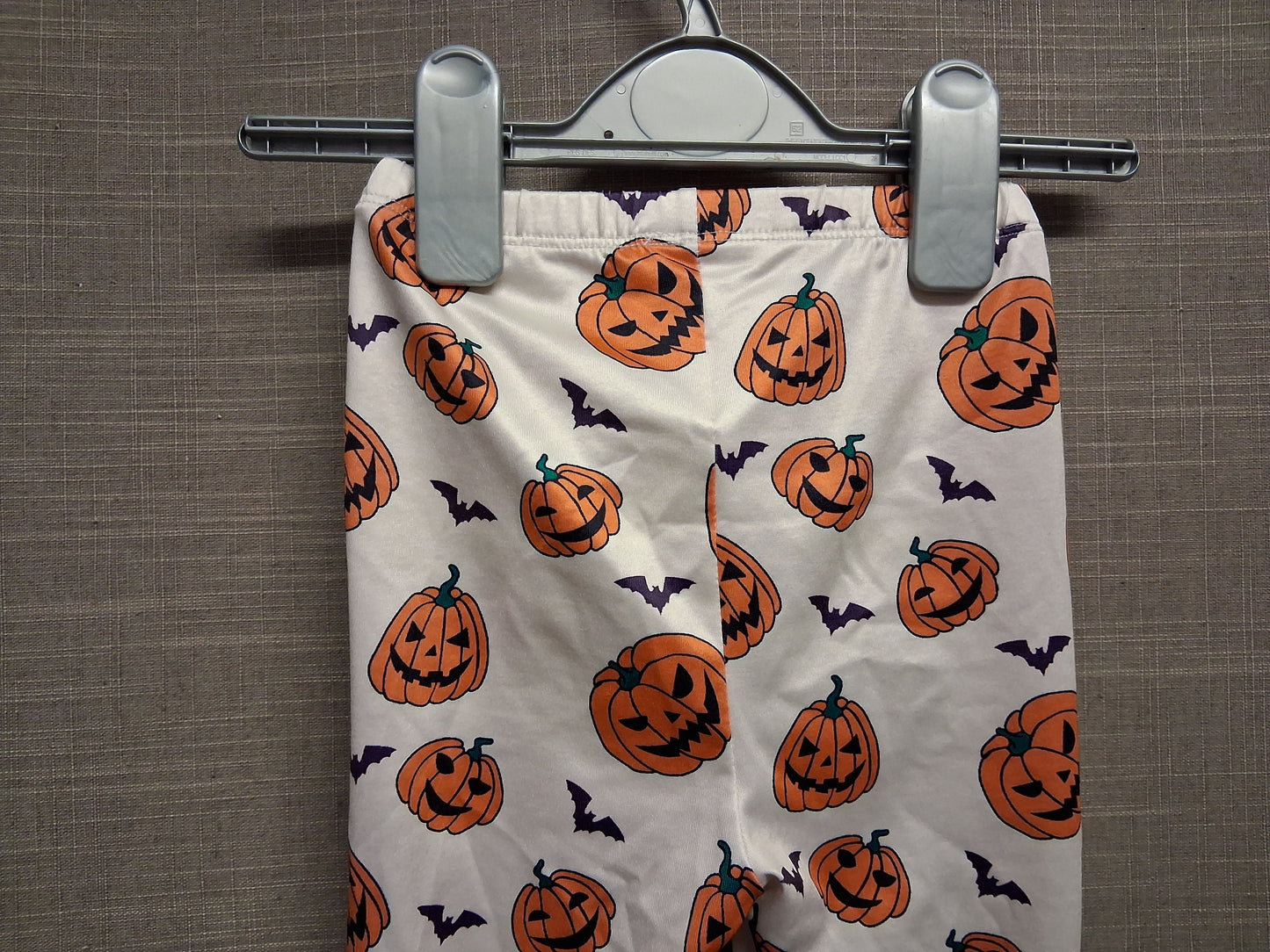 Shein Boys Halloween Pumpkin White Joggers Age 18-24 Months