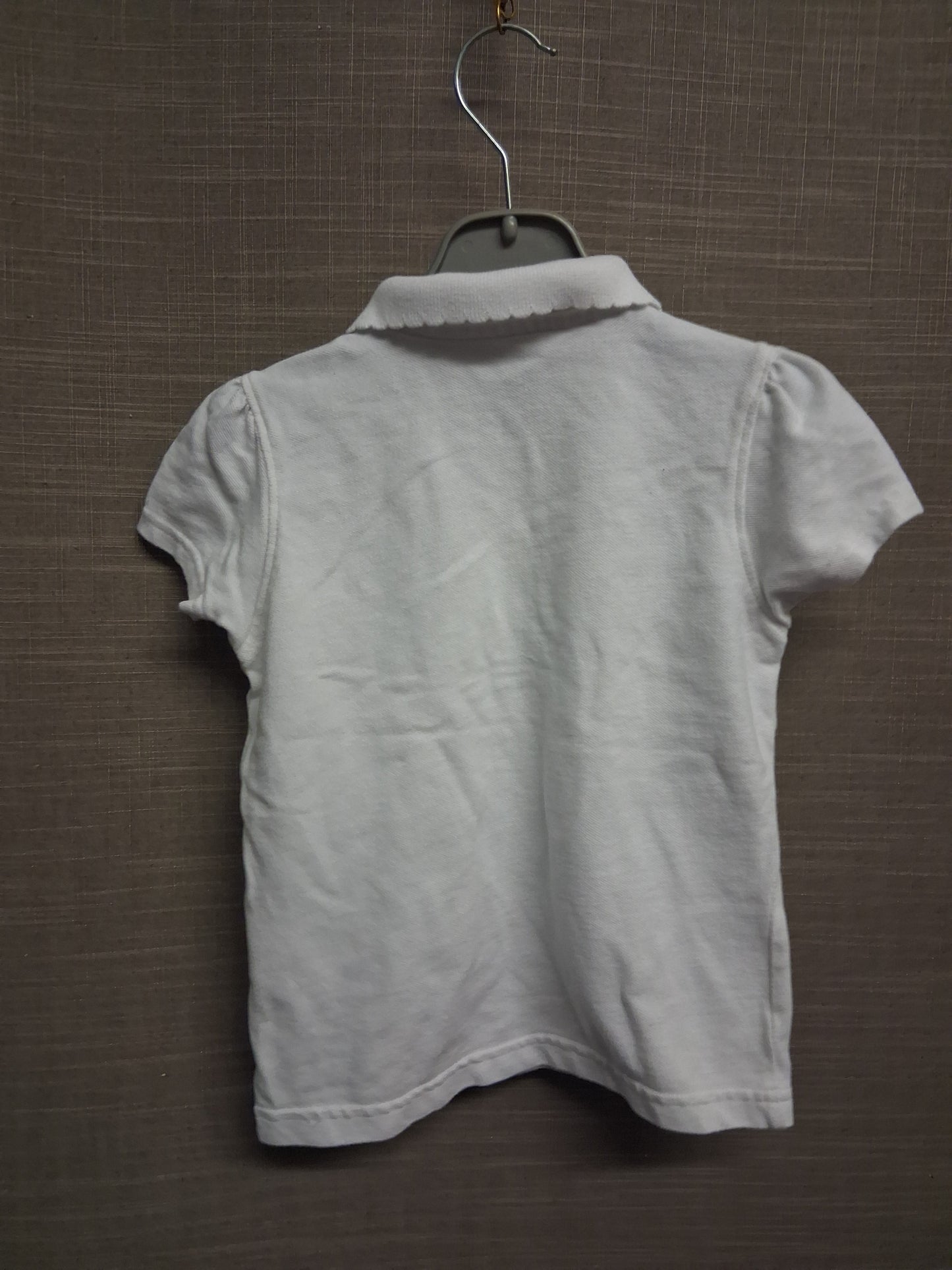 George White Polo Neck School Uniform T-Shirt Age 4-5 Years