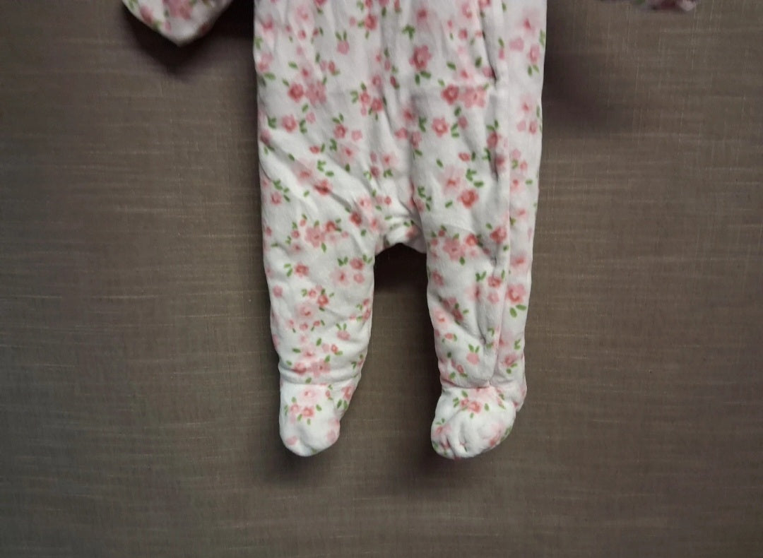 Mama & Papas Unisex Beige Netural Padded Pramsuit Age 3-6 Months