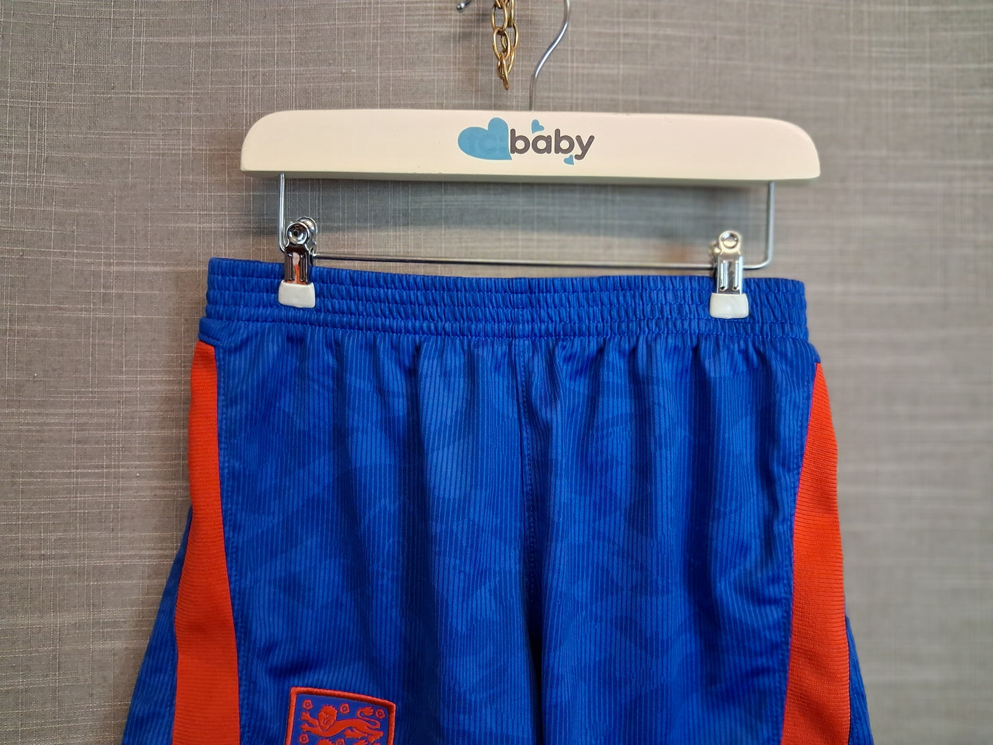Nike Boys England Football Shorts Blue Age 4-5 Years