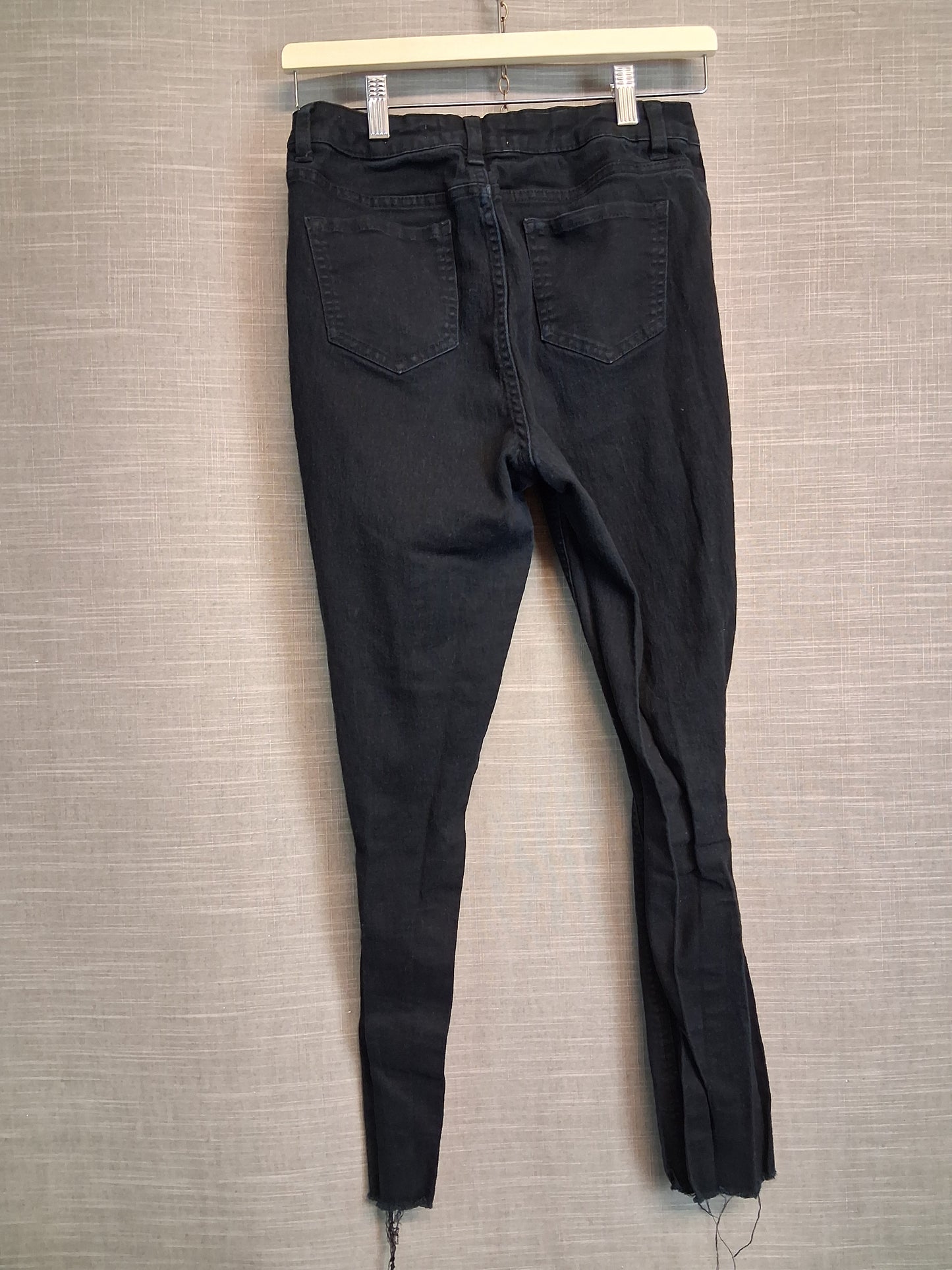 New Look Girls Jenna Black Skinny Jeans Age 15 Years Distressed