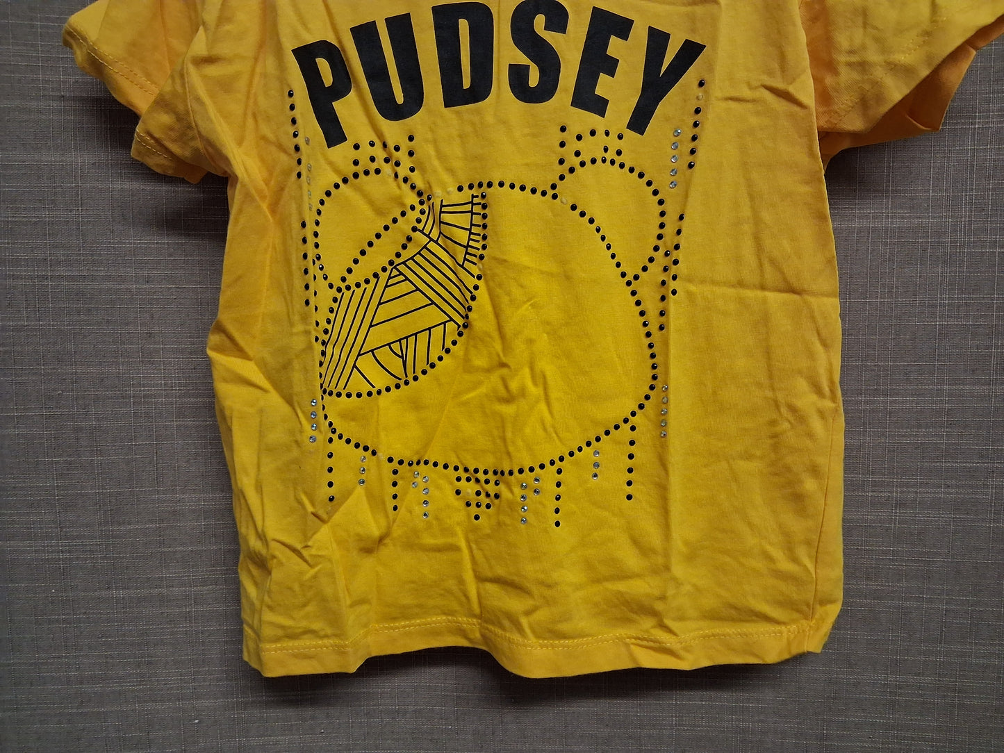 George "Pudsey" Children in Need T-Shirt Yellow Age 5-6 Years