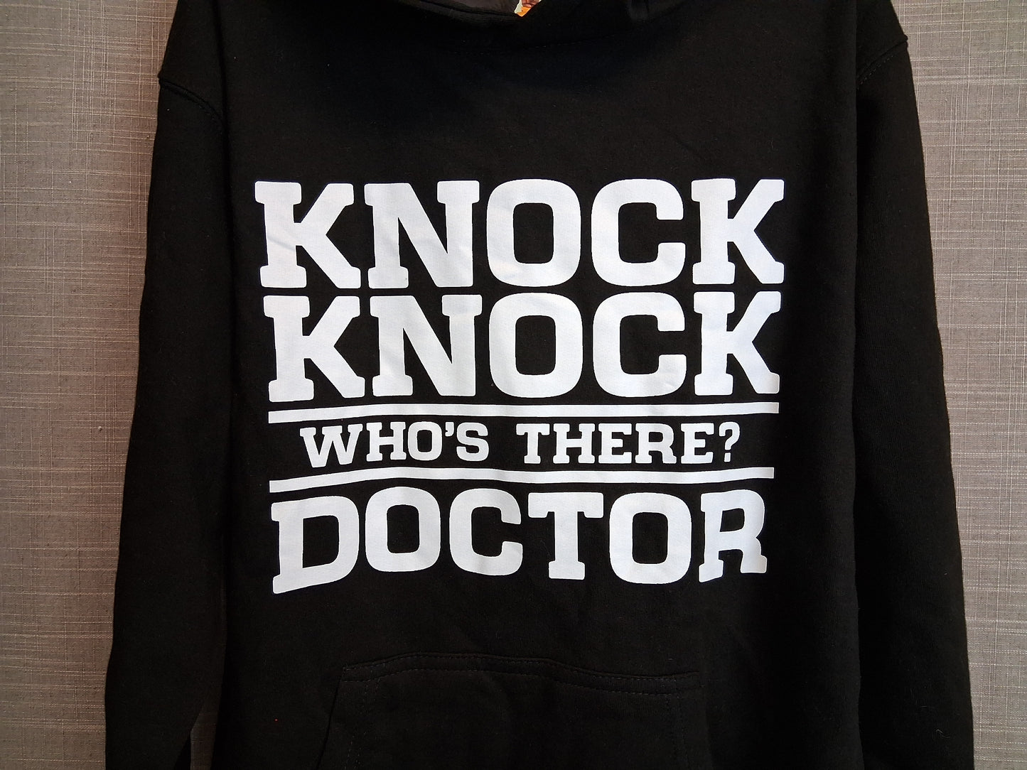Just Hoods Black Hoodie Age 12-13 Years Joke Theme New