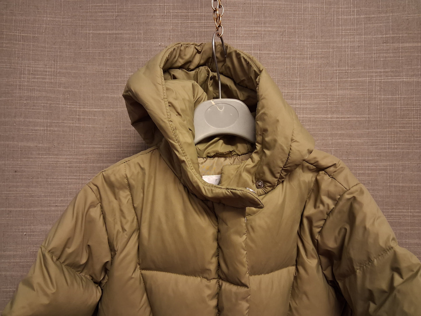 Zara Boys Beige Brown Puffer Coat Age 9-12 Months