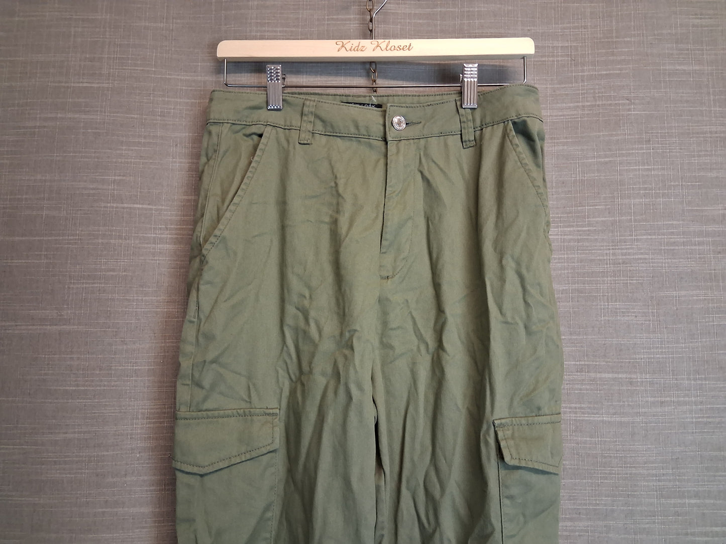 New Look Girls Cargo Trousers Khaki Green Age 15 Years