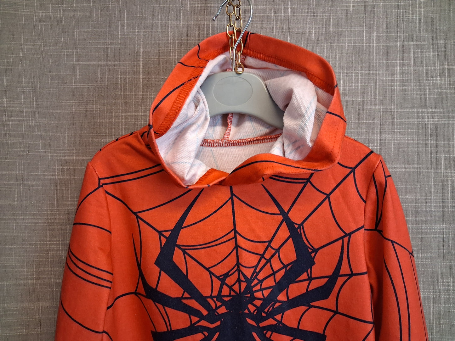 Shein Boys Spider Man Hoodie Age 4 Years Red