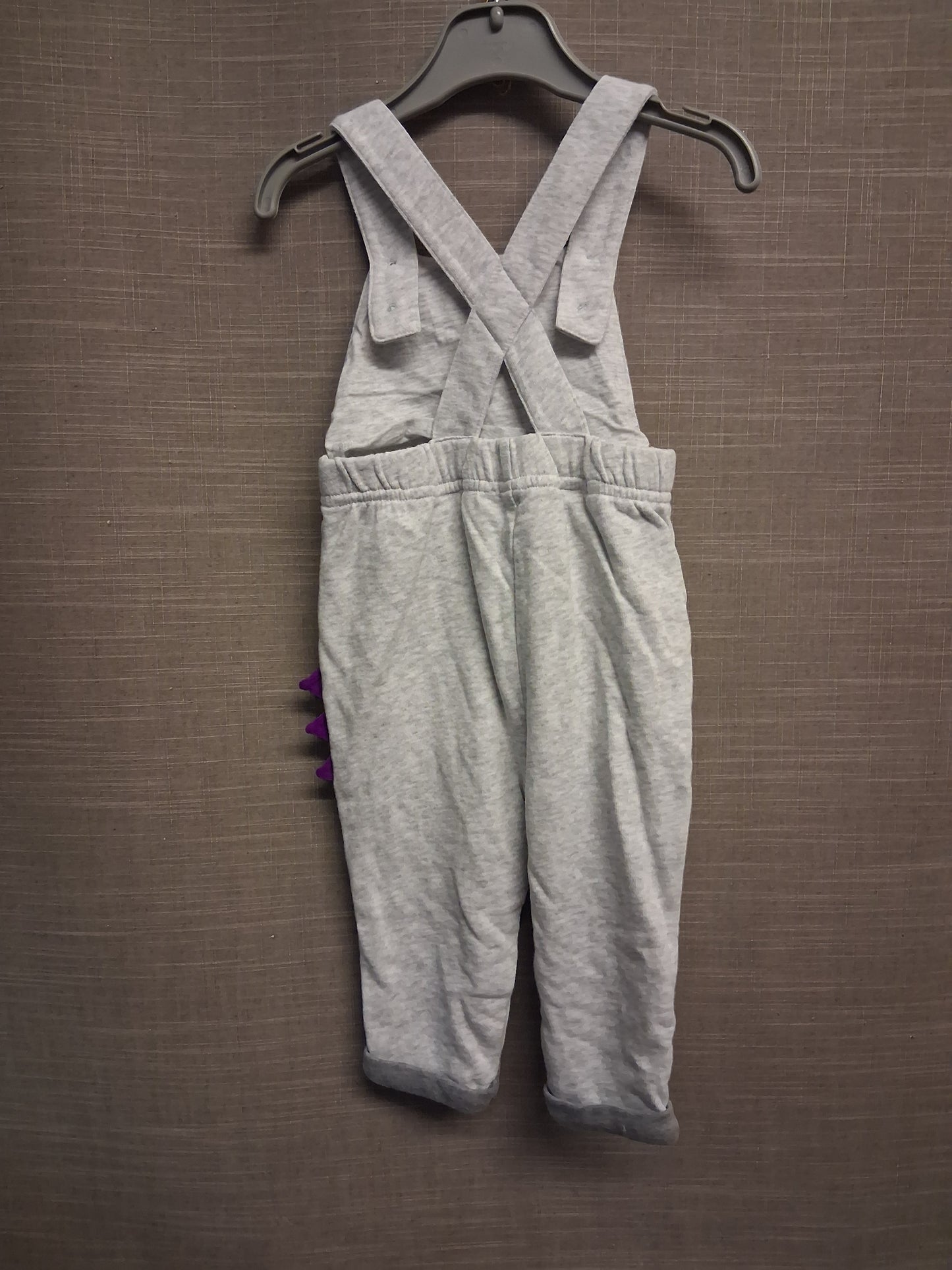 TU Boys Grey Gruffalo Jersey Dungarees Age 9-12 Months
