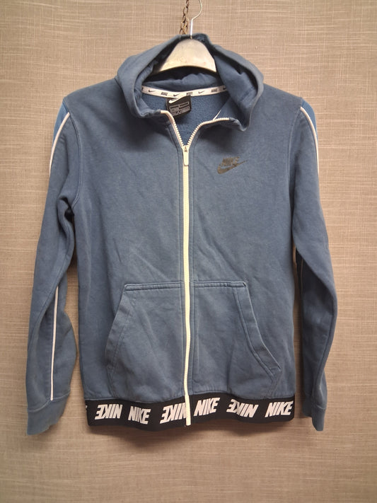Nike Boys Dark Blue Hoodie Large Print on Back Jersey Age 11-13 Years