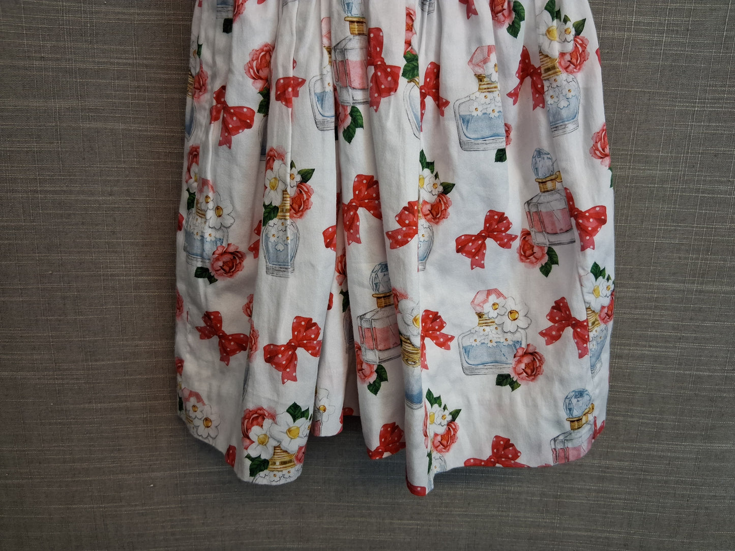 Mayoral Girls Floral Perfume Dress Age 3 Years White Multi