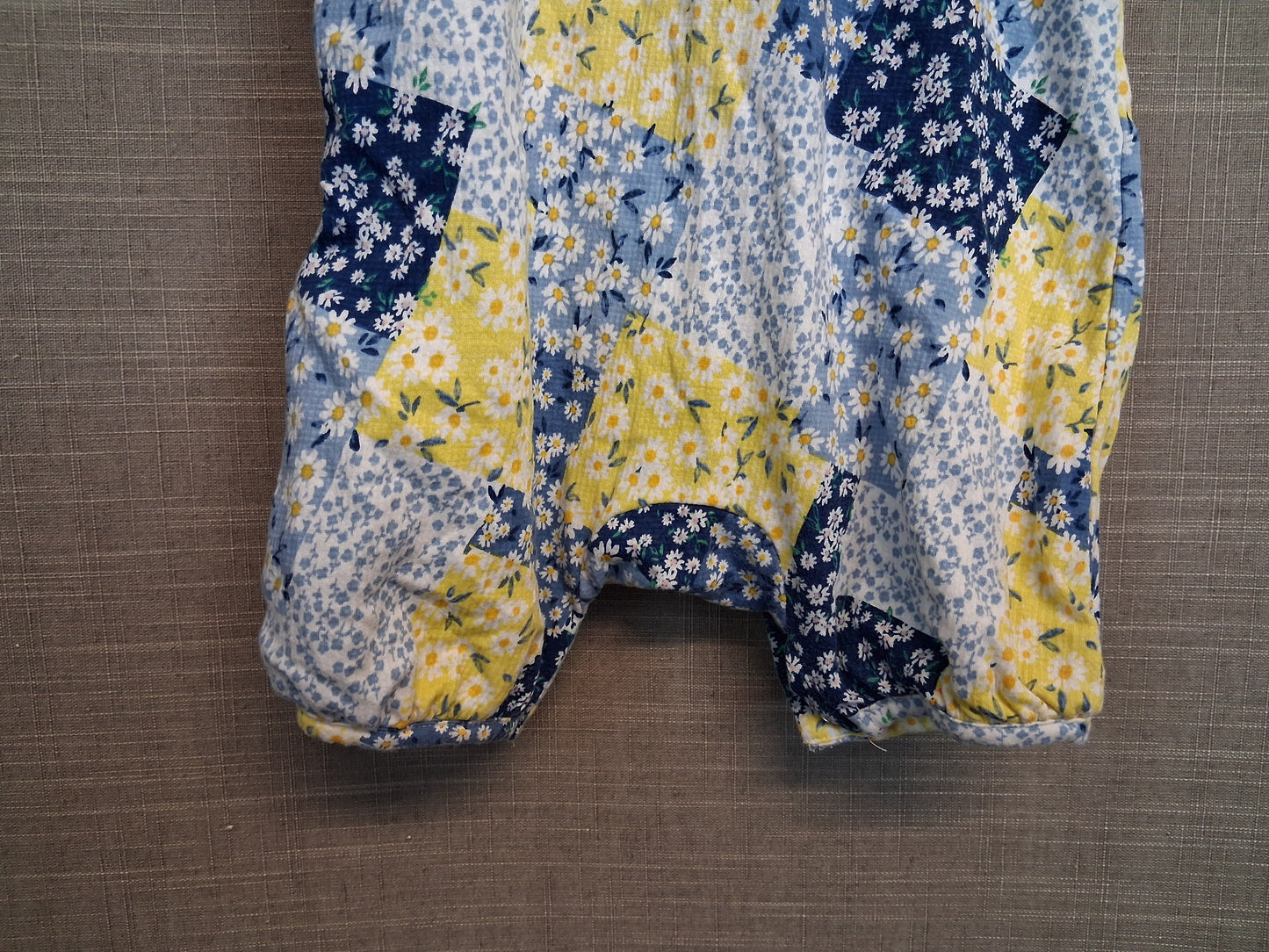 Mantaray Girls Blue Floral Jersey Romper Age 9-12 Months