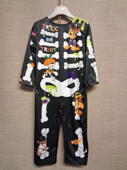 Paw Patrol Boys Skeleton One Piece Costume Age 2-3 years