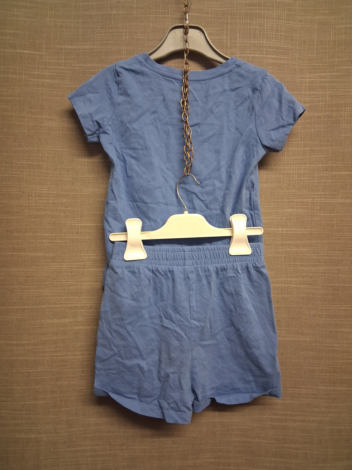 George Unisex 2 Piece Outfit Shorts & T-Shirt Blue Age 2-3 Years
