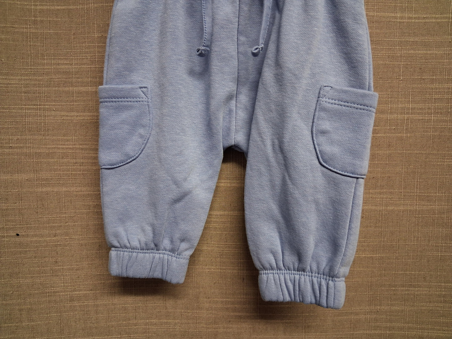 Matalan Boys Cargo Joggers Blue Jersey Age 0-3 Months
