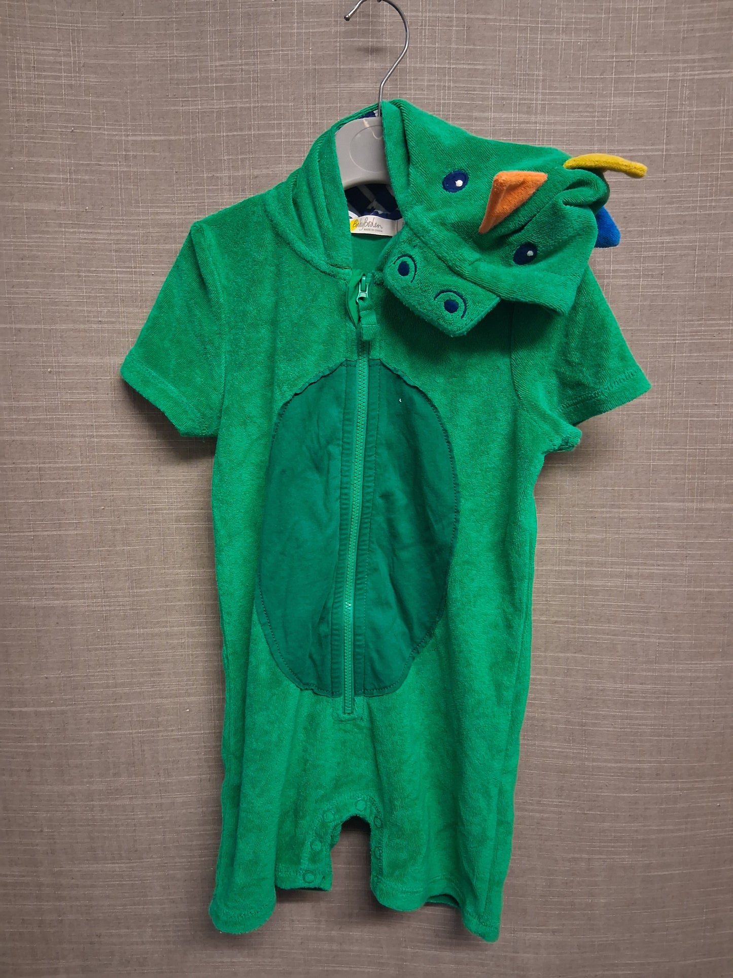 Baby Boden Boys Dinosaur Towel One Piece Onesie Beachwear Age 2-3 Years