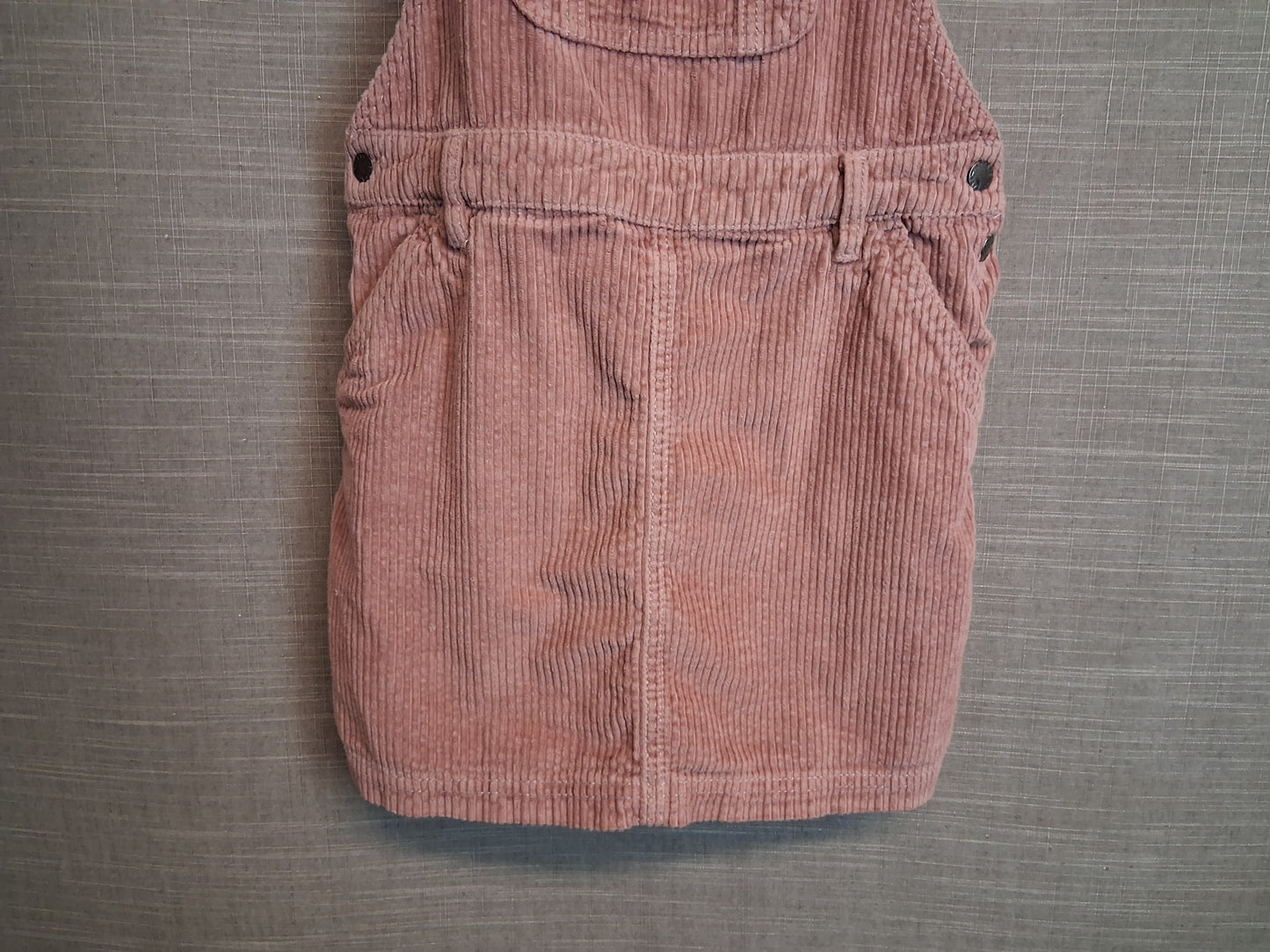 Fat Face Girls Dusky Pink Corduroy Pinafore Dress Age 10-11 Years