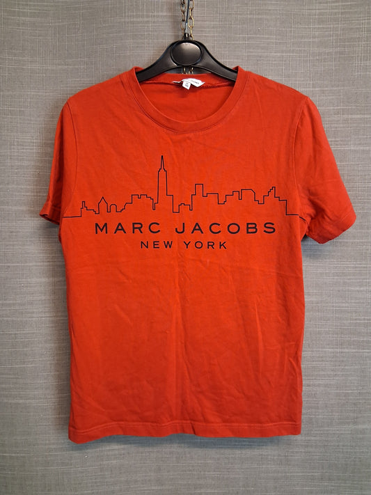 Little Marc Jacobs Boys Red T-Shirt Short Sleeve Jersey Age 12 Years