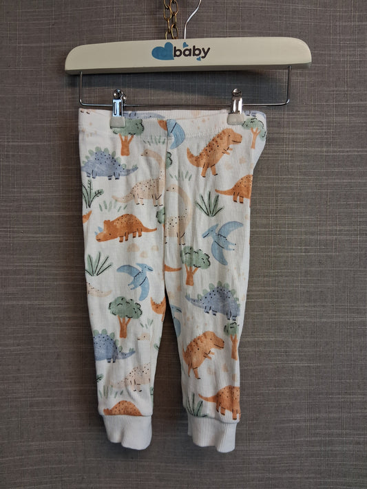 TU Boys Dinosaur Theme Joggers Age 3-6 Months Multicolour