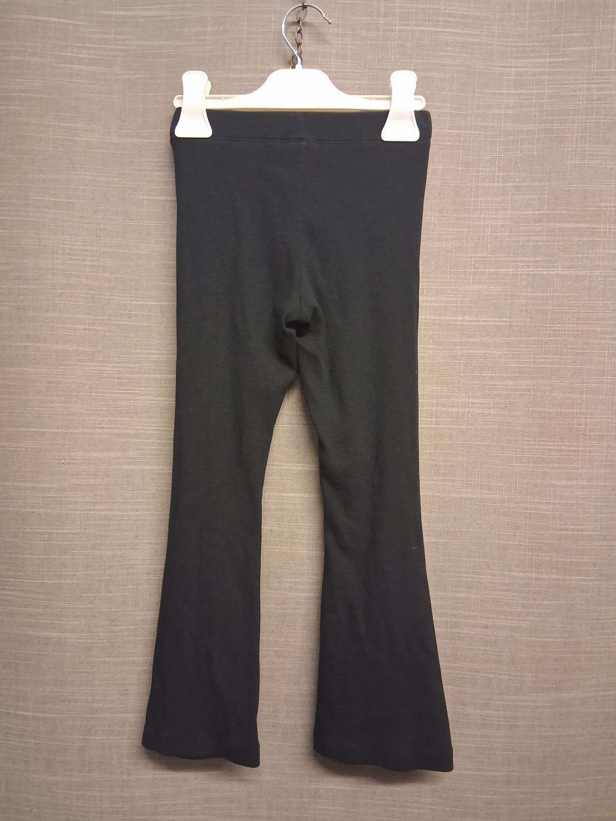 Marks and Spencer Black Ribbed Bootcut Leggings Age 5-6 Years