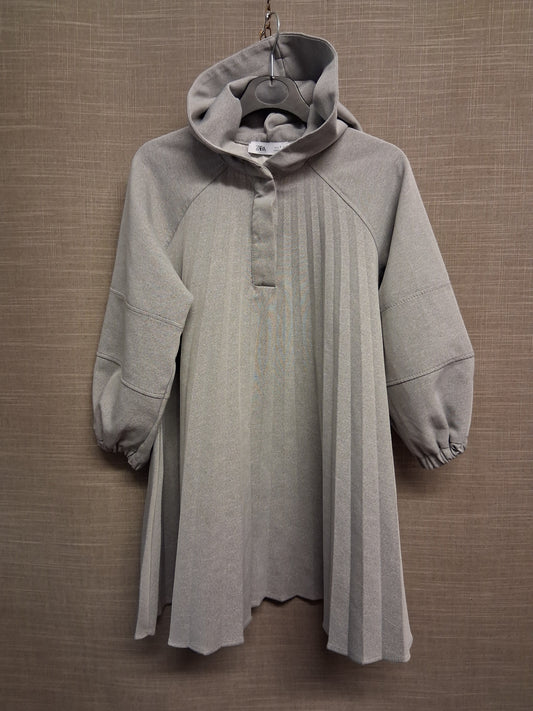 Zara Grey Hoodie Sweater Dress Age 7 Years