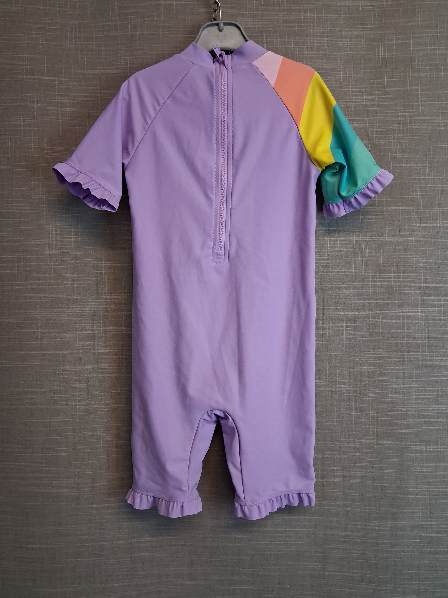 Next Girls Purple UV Swimsuit One Piece Age 7 Years