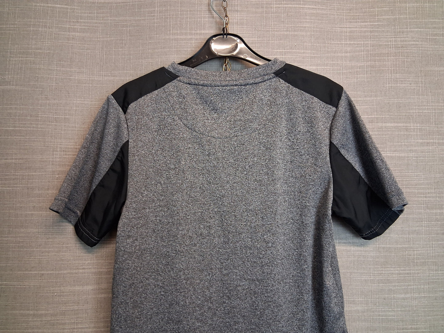 Supply and Demand Boys Grey Black T-Shirt Short Sleeve Age 8-9 Years