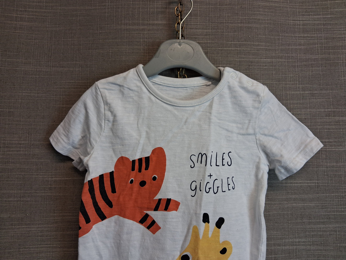 George Boys White Short Sleeve T-Shirt Age 18-24 Months
