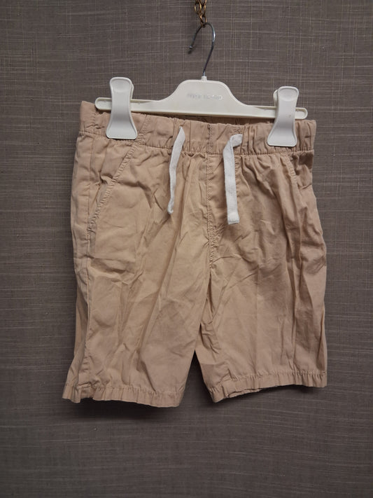 H&M Boys Cream Chino Shorts Age 6-7 Years