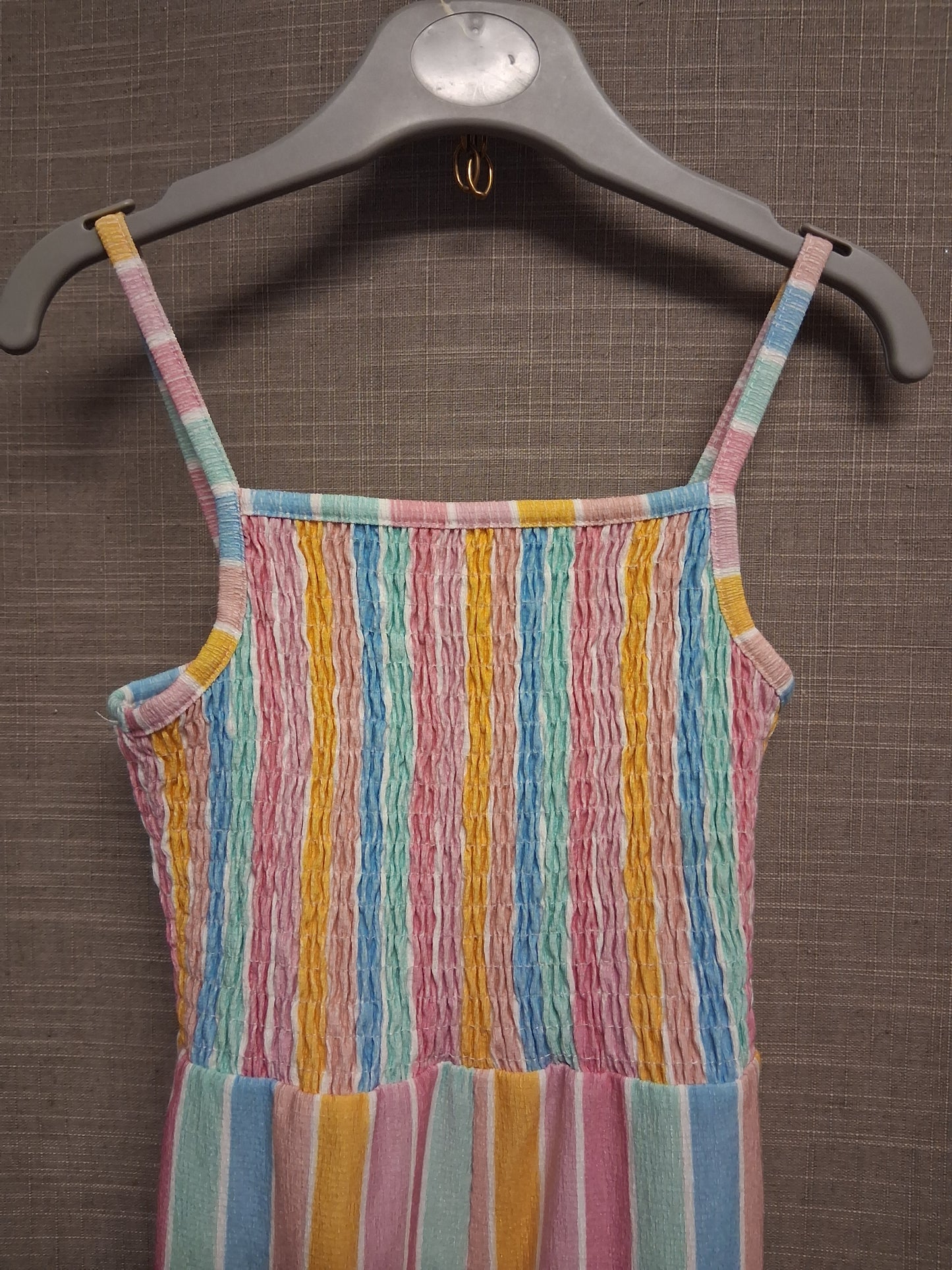 TU Girls Multicolour Striped Jumpsuit Sleeveless Age 2-3 Years