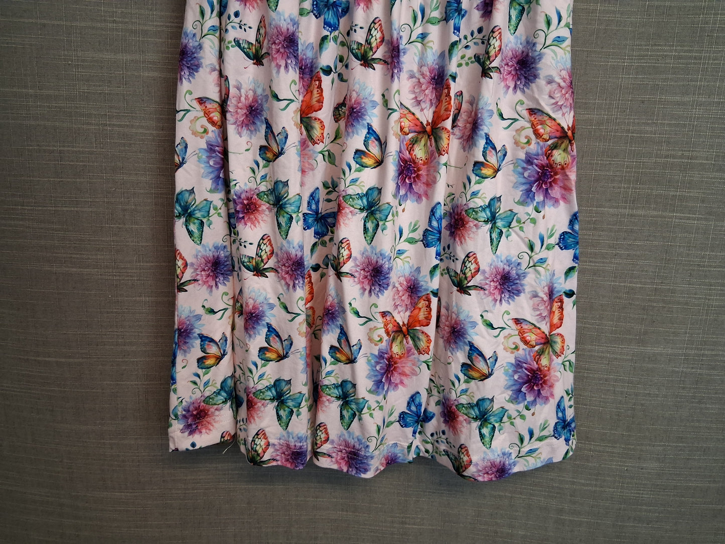 Shein Girls Sundress Sleeveless Butterfly Print Age 7 Years