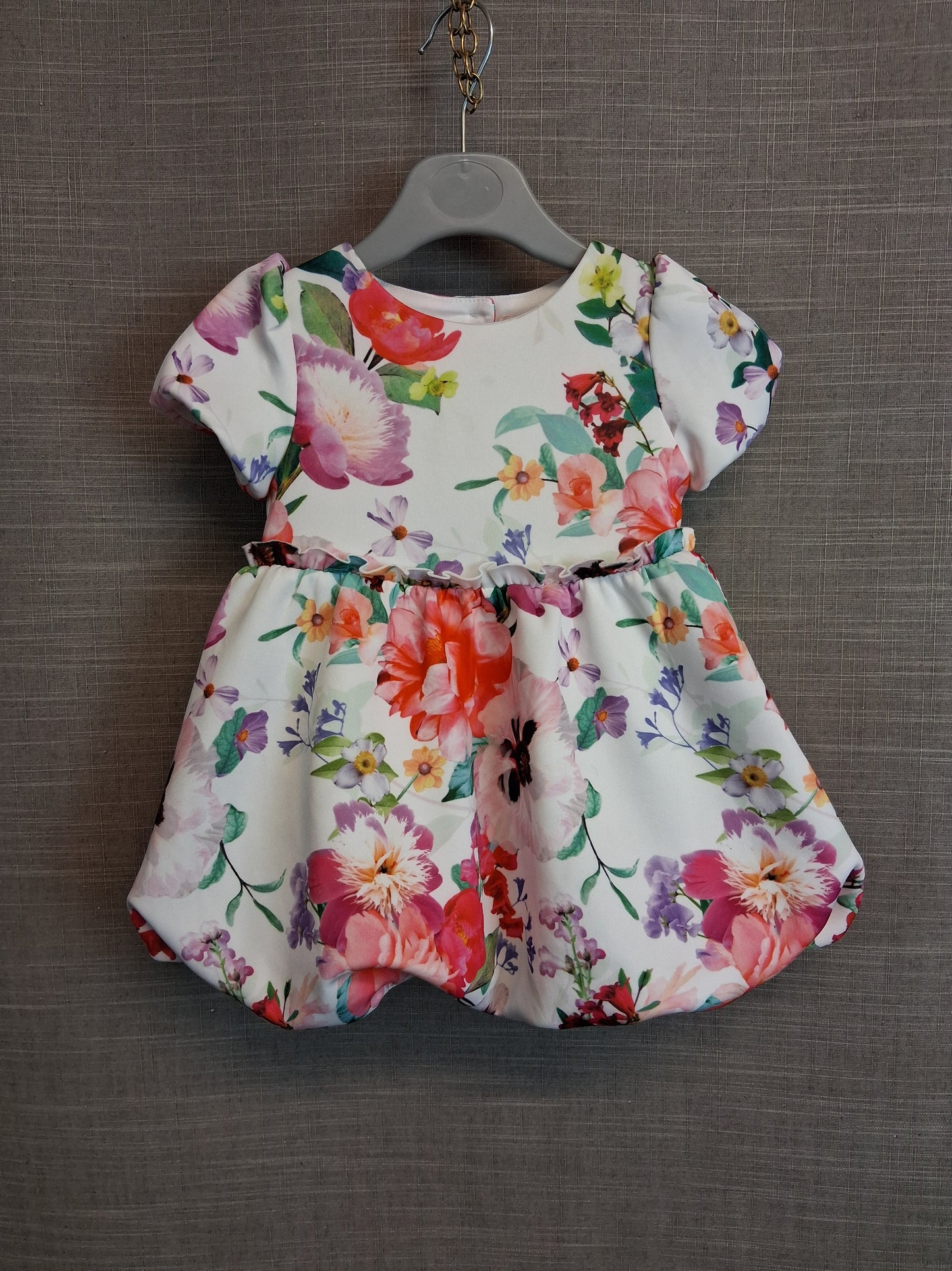 Lipsy Girls Floral Dress Age 6-9 Months