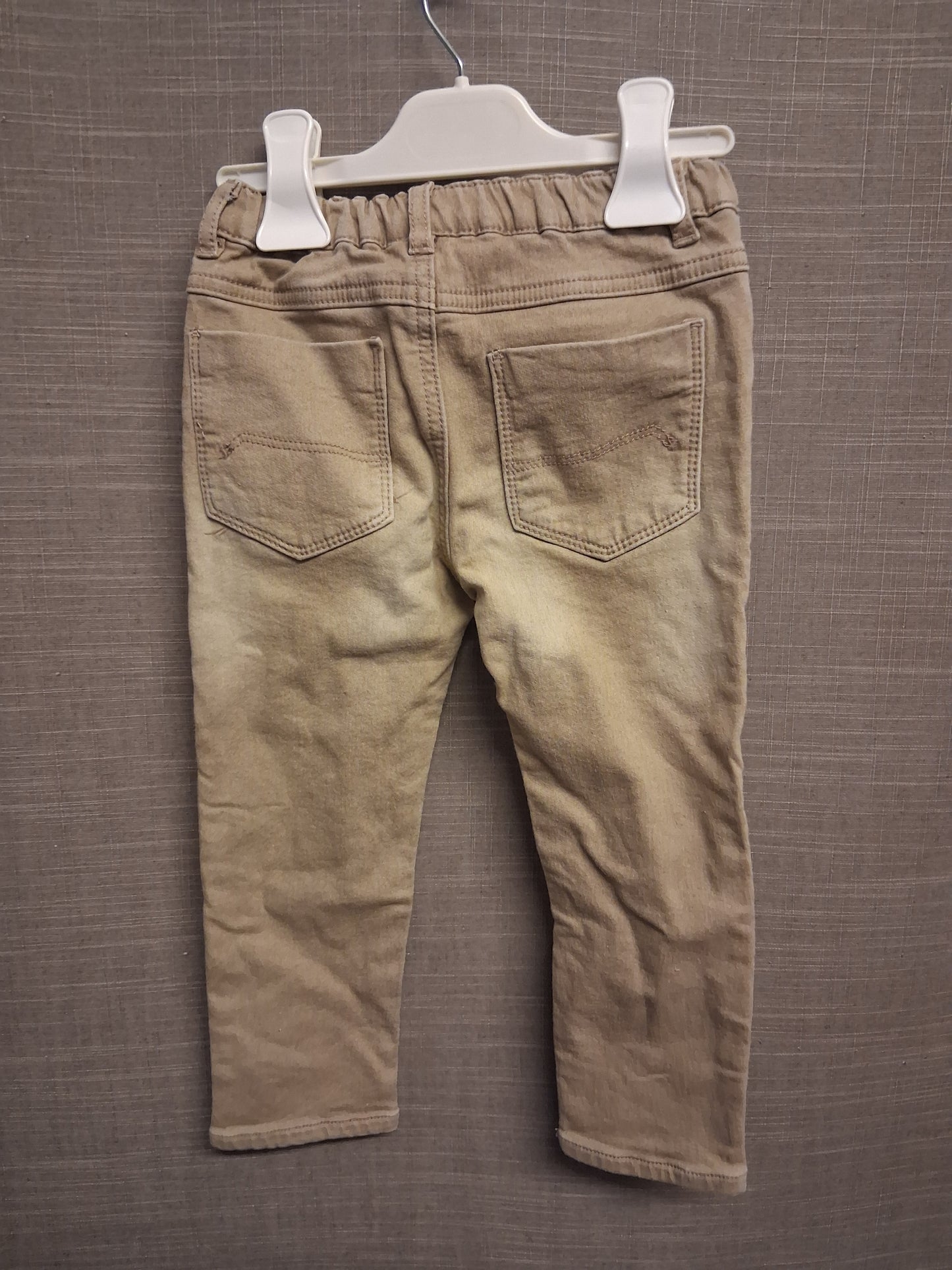 Next Boys Beige Skinny Jeans Age 2-3 Years