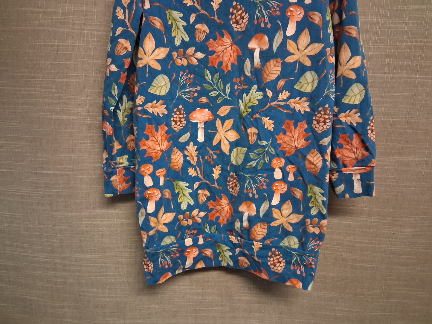 Rocket & Patch Girls Autumnal Print Jersey Jumper Dress Age 3-4 Years