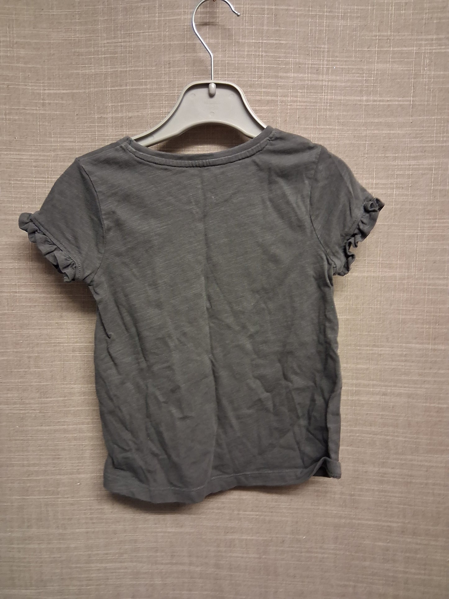 TU Girls Basic Grey Short Sleeve T-Shirt Age 3 Years