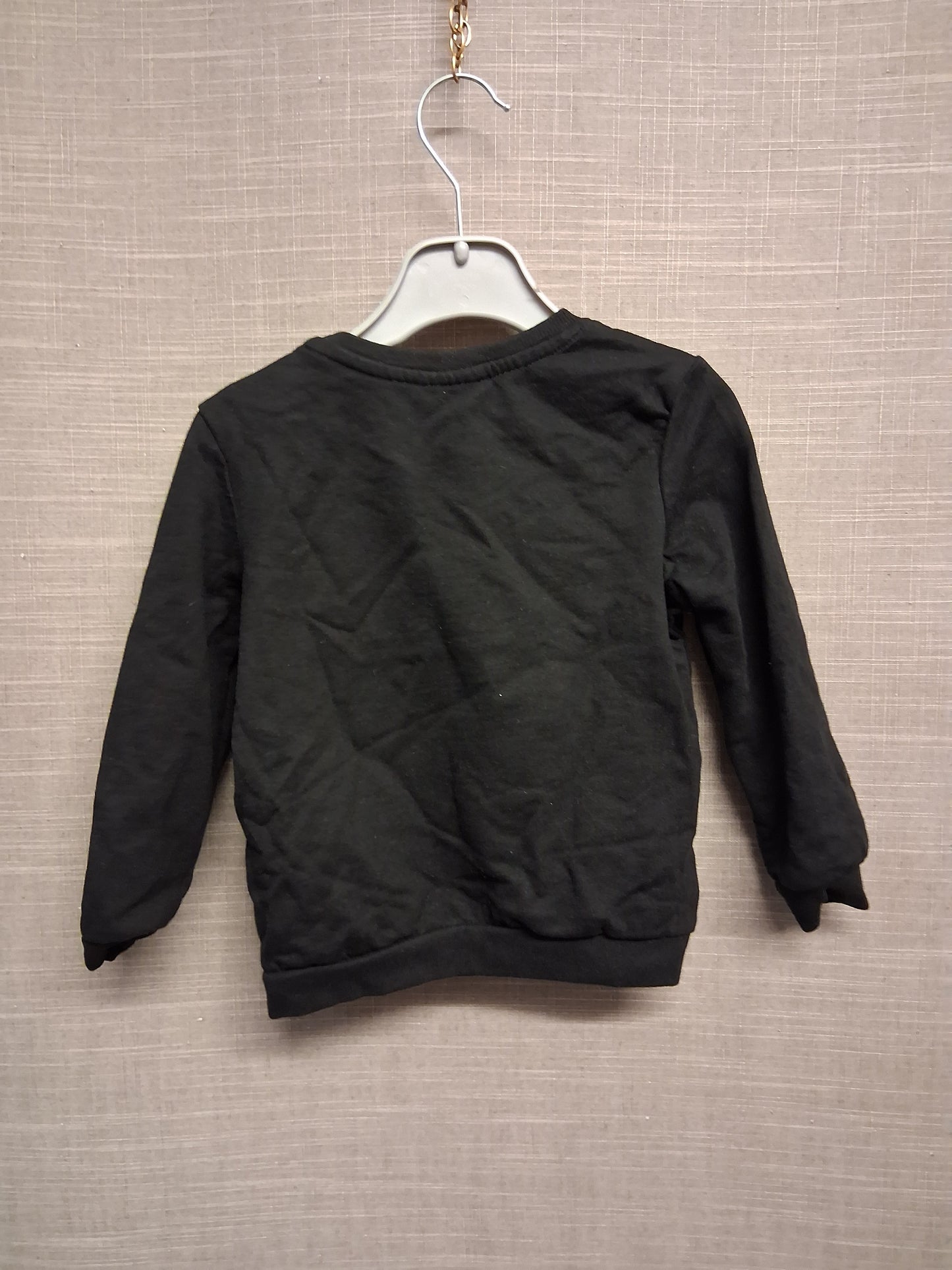 So Cute Girls Halloween Black Ghost Sweater Age 2-3 Years