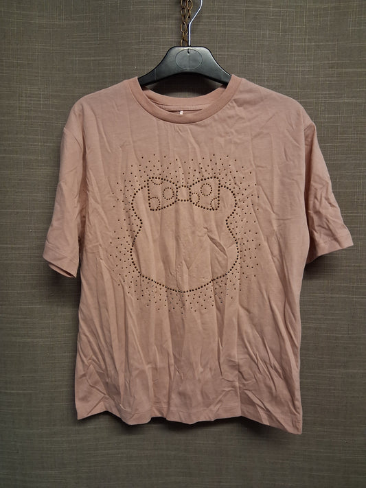 George Girls "Pudsey" Blush Children in Need Pink Short Sleeve T-Shirt Age 8-9 Years