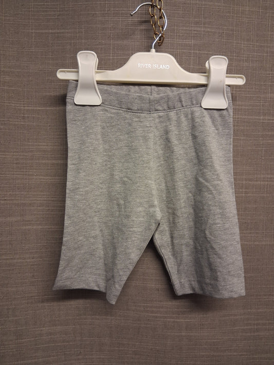 Next Cycle Shorts Legging Shorts  Grey Age 2-3 Years