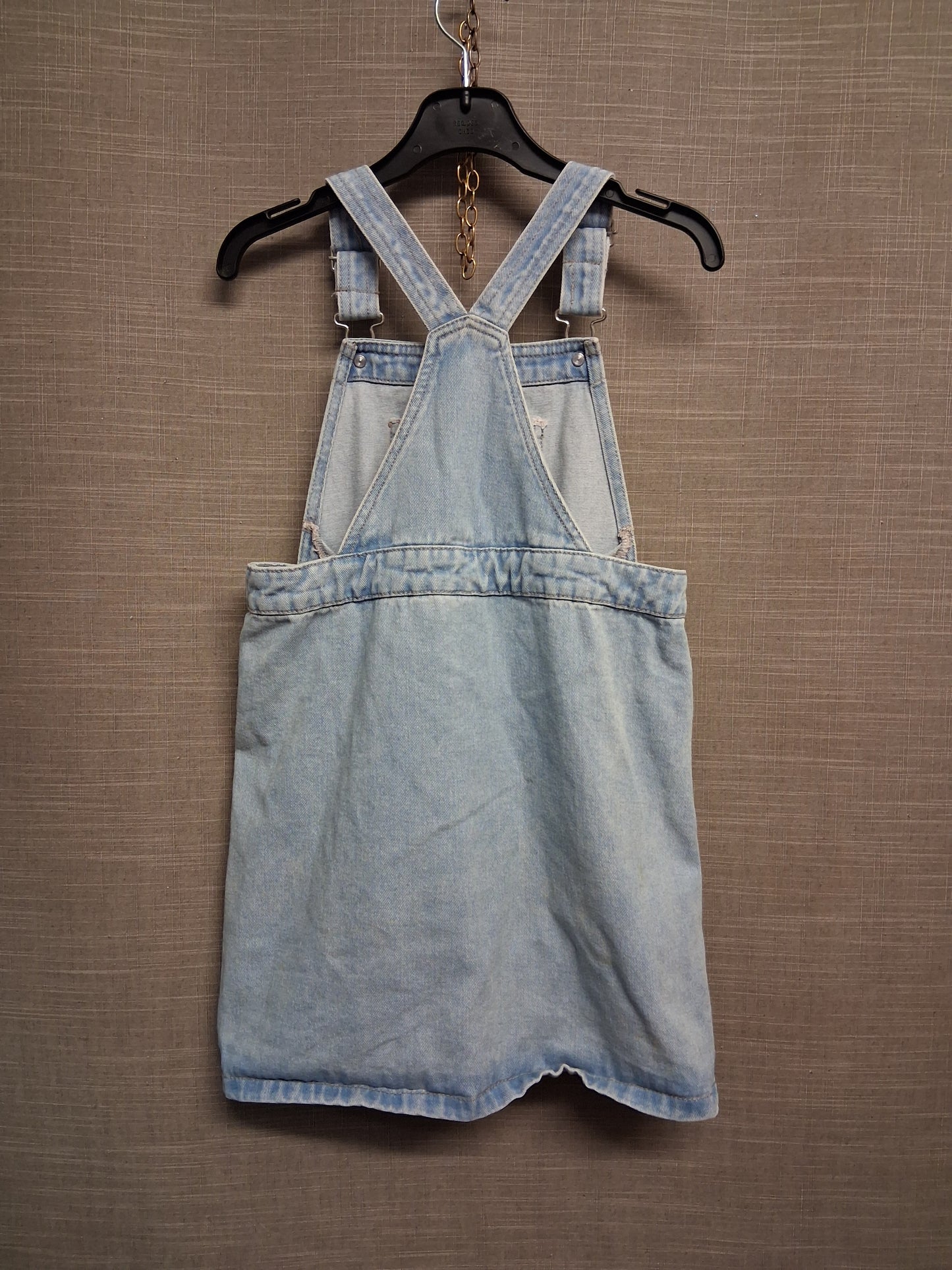Matalan Girls Light Blue Denim Pinafore Dress Age 8 Years