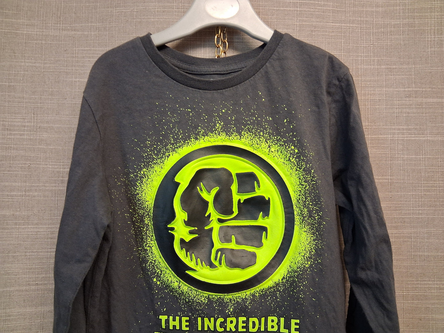 Marvel Boys The Hulk Grey Long Sleeve T-Shirt Age 5-6 Years