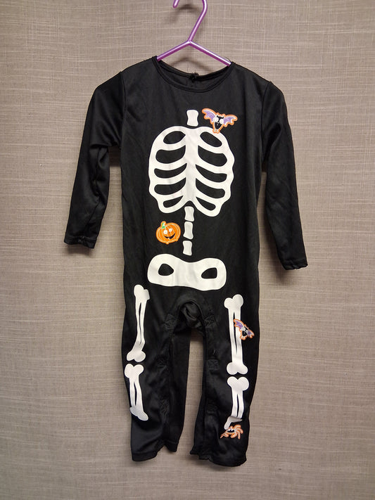 Wilko Boys Halloween Skeleton Costume One Piece Age 12-18 Months